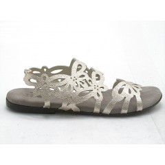 310232-Sandalo listini in pelle platino