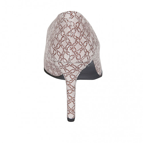 Escarpin clearance taupe daim