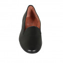 Woman's loafer in black-colored leather heel 2 - Available sizes:  42