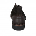 Chaussure pour hommes avec lacets en cuir et daim marron - Pointures disponibles:  38, 46, 47, 49, 50