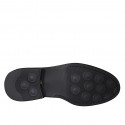 Zapato para hombres con cordones en piel negra - Tallas disponibles:  36, 46, 47