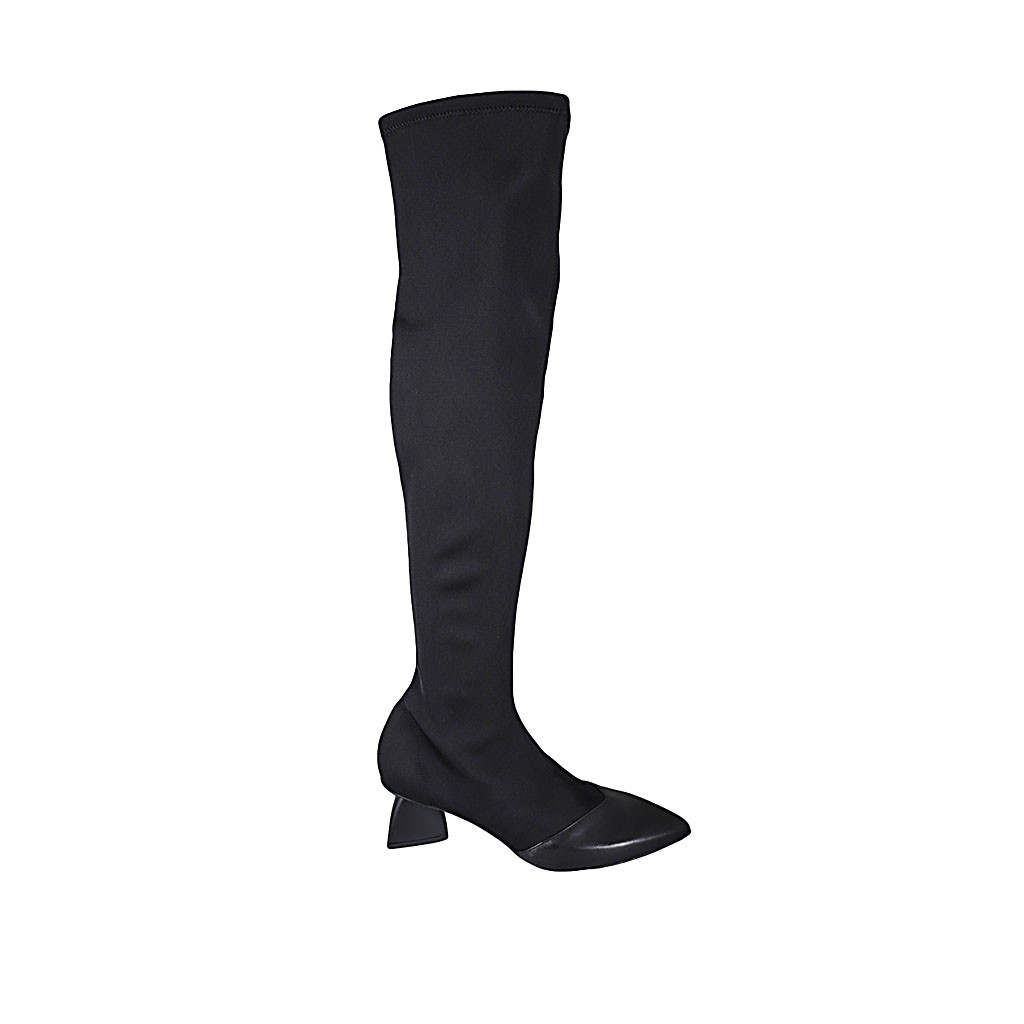 over the knee pointy boots