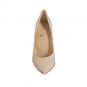 Decolté da donna in vernice nude tacco 9 - Misure disponibili: 42