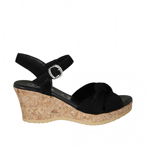 Woman's sandal with ankle strap and...