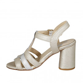 Woman's sandal in silver... 2