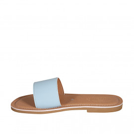 Woman's mules in light blue... 2