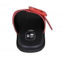 Mule pour femmes en daim rouge avec boucle talon compensé 1 - Pointures disponibles:  32, 33