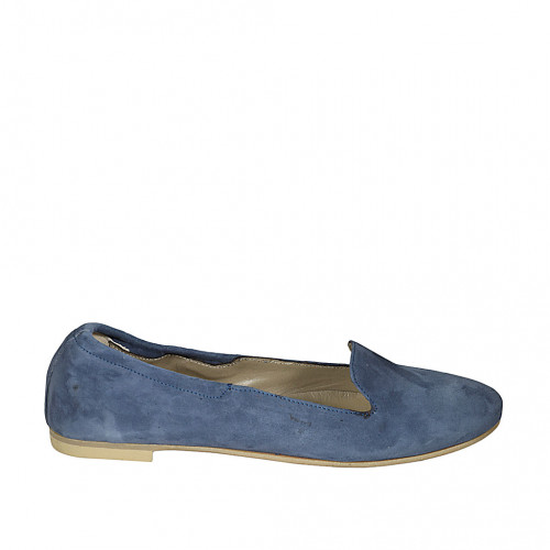 Woman's slipper shoe in light blue...