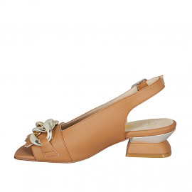 Damensandale mit Kette und... 2