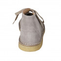 Chaussure pour hommes à lacets en daim beige sable - Pointures disponibles:  36, 38, 46, 47, 48, 49