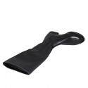 Botas para mujer en piel y material elastico negro tacon 3 - Tallas disponibles:  43, 47