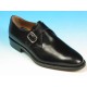 Zapato elegante con hebilla para hombre en piel negra - Tallas disponibles:  51, 52