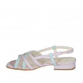 Woman's sandal in rose and... 2