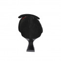 Decolté a punta da donna in camoscio nero con accessorio e tacco a rocchetto 6 - Misure disponibili: 33, 34, 35
