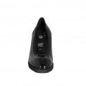 Decolté da donna con plantare estraibile in vernice nera zeppa 5 - Misure disponibili: 31, 32, 43