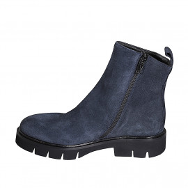 Woman's ankle boot in blue... 2