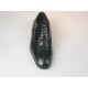 Eleganter Oxfordherrenschuh mit Schnürsenkeln aus schwarzem Leder - Verfügbare Größen:  50, 52