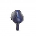 Decolté a punta da donna in vernice blu tacco 5 - Misure disponibili: 35, 43, 44, 45