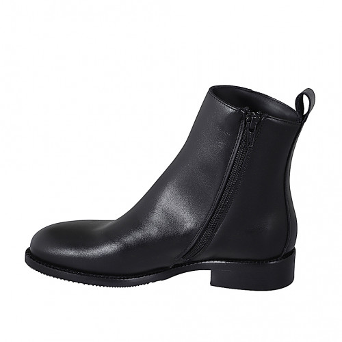 Bottines Noires Femme Bobbie Brooks – Pointure US 6, Talon épais, Double Zip, Gland, Neuves