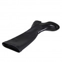 Stivale da donna in pelle ed elasticizzato nero tacco 3 - Misure disponibili: 33, 34, 42, 43, 44, 47