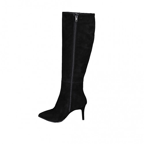 Bottes Femme Indigo En Daim Véritable – Talon Bloc 3 Pouces, Pointure UK 7.5, Neuf Sans Boîte
