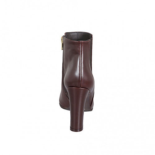Botines De Mujer Joliss Con Punta Picuda - Mini Tacón De 4 Cm, Cierre De Cremallera, Material Sintético