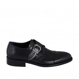 Herrenschuh mit seitlicher...