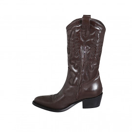 Woman's Texan boot with... 2