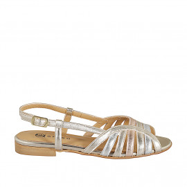 Woman’s strappy sandal in...