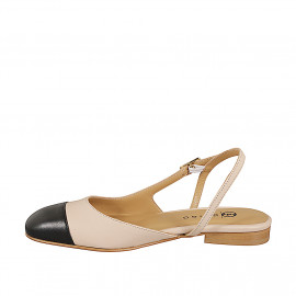 Slingback a punta tonda in... 2