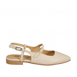 Slingback a punta da donna...