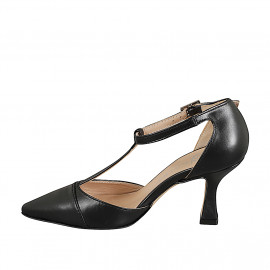 Woman's pointy open T-strap... 2