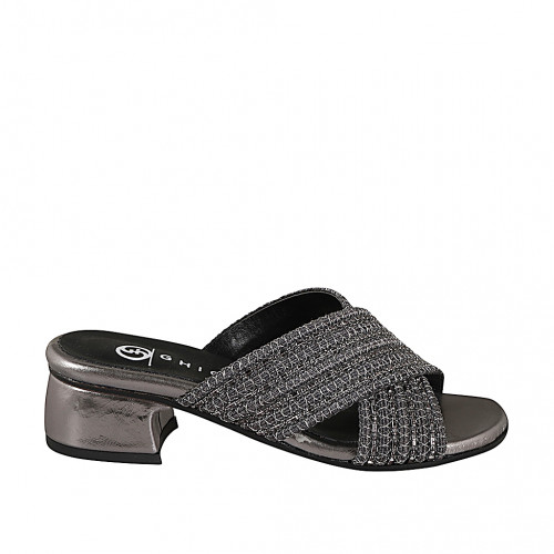 Mule pour femmes avec bandes croisées...