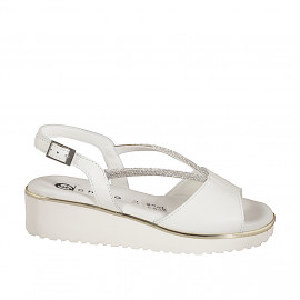 Sandalia par mujer en piel...