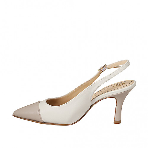Woman’s pointy slingback in ivory...