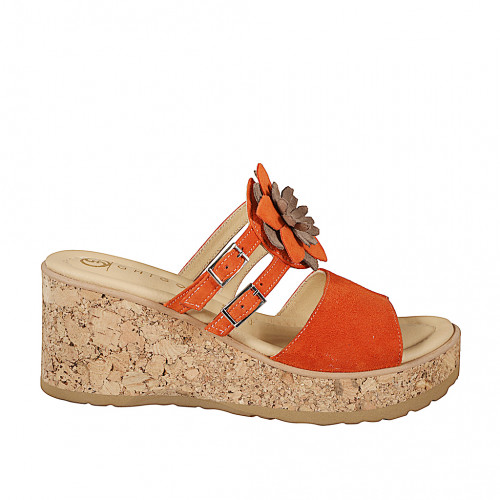 Woman's open mules with memory foam...