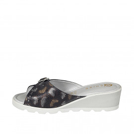 Woman's open mules with an... 2