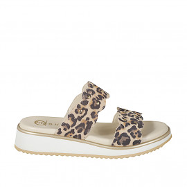 Woman's open mules with 2...