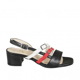 Woman's sandal with double...
