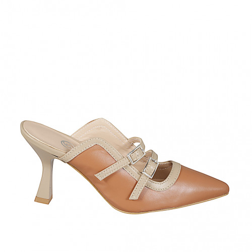 Mules à bout pointu pour femmes avec...