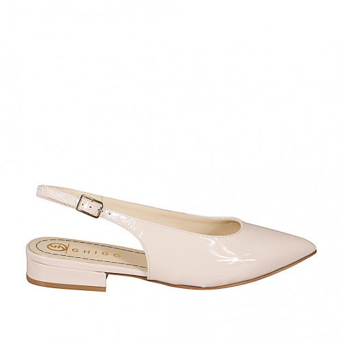 Slingback a punta da donna senza...