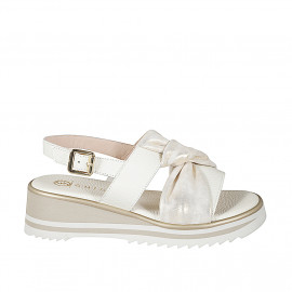 Pelle.Cam stamp.|AVORIO.Plati|Nodo|Z. 5 - Pointures disponibles:  32, 33, 34, 42, 43, 44, 45, 46