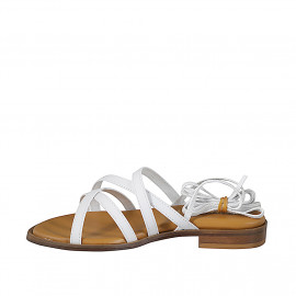 Women's sandal with crossed... 2