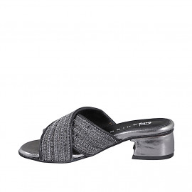 Woman's mules with crossed... 2