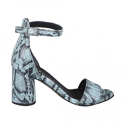 Woman's open shoe with ankle strap...