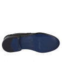 Mocasines modelo College para hombre en piel de color negro. - Tallas disponibles:  36, 37, 38, 46, 47, 48, 49, 50, 51, 52