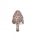 Woman's pointy pump in spotted suede with a memory foam insole and spool heel 7 - Available sizes:  32, 34, 42, 46