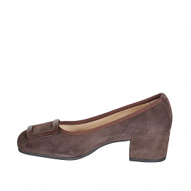 Woman's square-toe pump in... 2