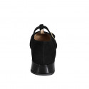 Zapato de salòn Mary Jane para mujer con correa en T, punta cuadrada, puntera de charol negra y piel negra tacón 3 - Tallas disponibles:  32, 33, 34, 42, 43, 44, 45, 46