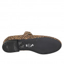 Ballerines Mary Jane pour femmes à bout rond en daim tacheté talon 1 - Pointures disponibles:  33, 34, 42, 43, 44, 45, 46